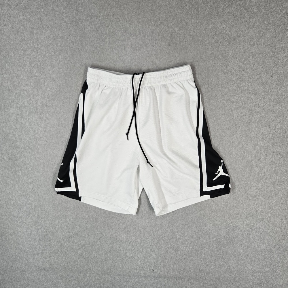 Jordan Boy Shorts XL White Basketball Athletic Colorblock Jumpman